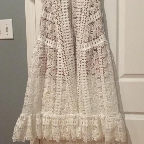 SOLD NWT self-portrait floral guipure lace midi - Picture 6 of 8